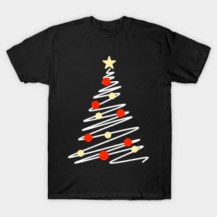 Merry Christmas tree colorballs T-Shirt